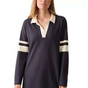 Faherty SeaStorm Polo Dress Sz M